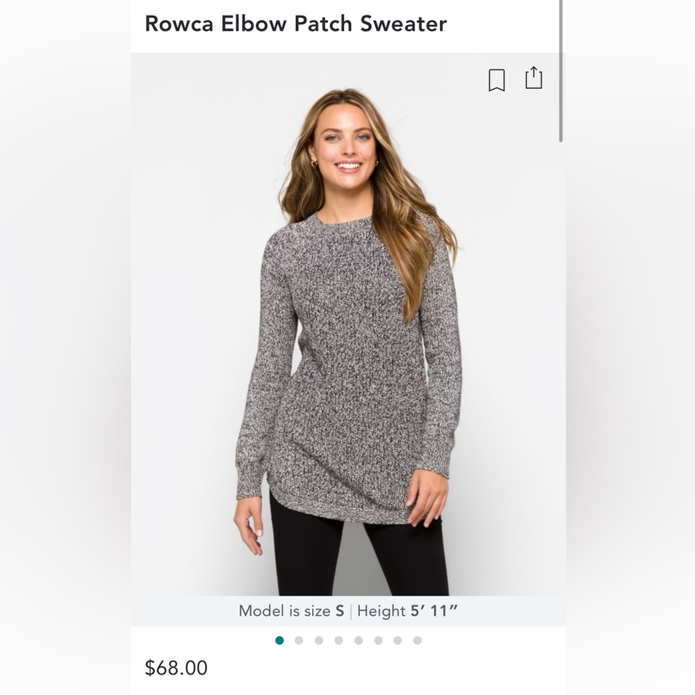 Rowca Elbow Patch Sweater Stitch Fix - image 1